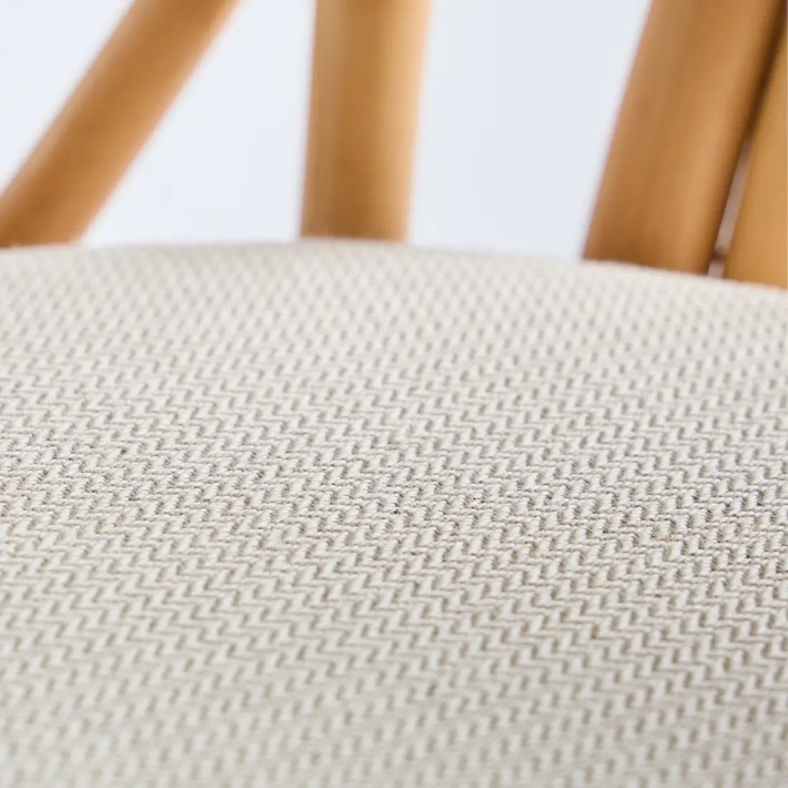 Zoom tissu assise chaise et fauteuils Gingko collection Orchid Edition