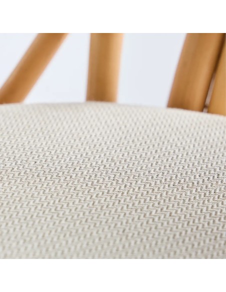 Zoom tissu assise chaise et fauteuils Gingko collection Orchid Edition