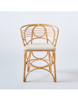 Fauteuil de table en rotin Gingko 2