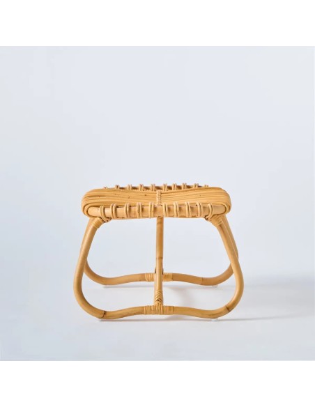 Rattan pouffe profile small model Boucle Rattan pouffe profile small model Boucle