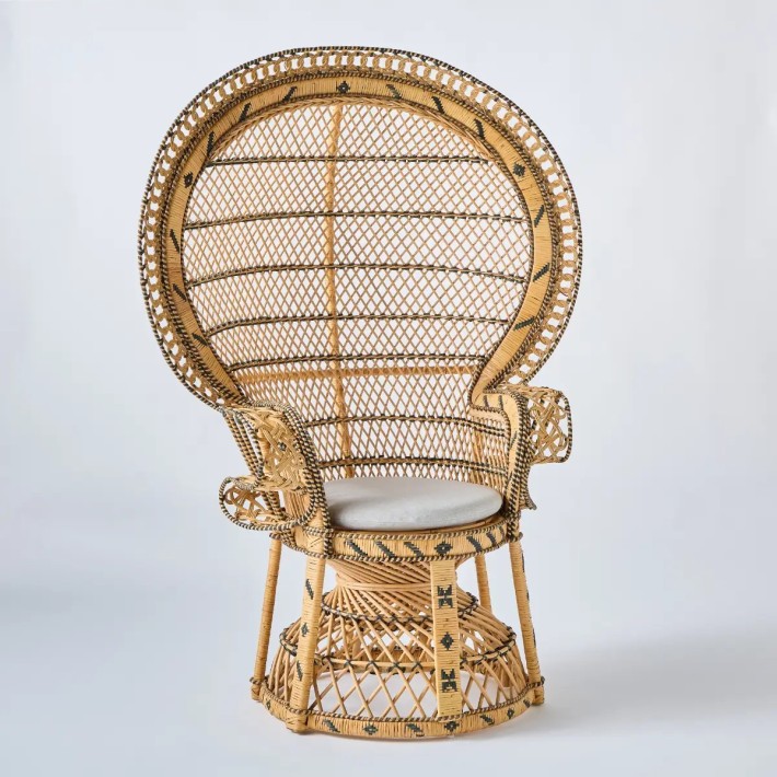 Emmanuelle rattan armchair cushion
