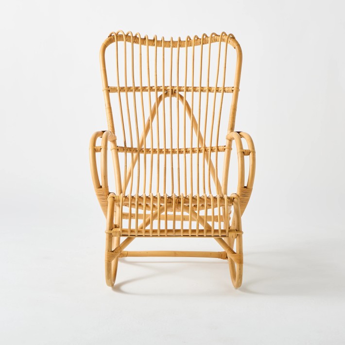 Fauteuil rotin haut dossier Marlène sans coussin