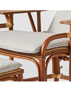 Coussin pour chaise longue en rotin Bagatelle 2