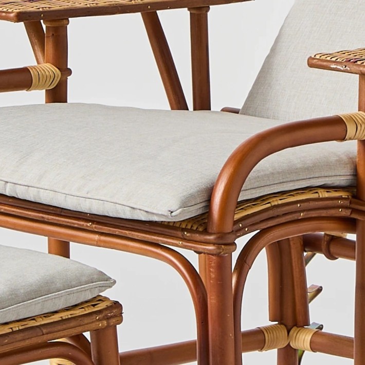 detail of fabric cushion T570