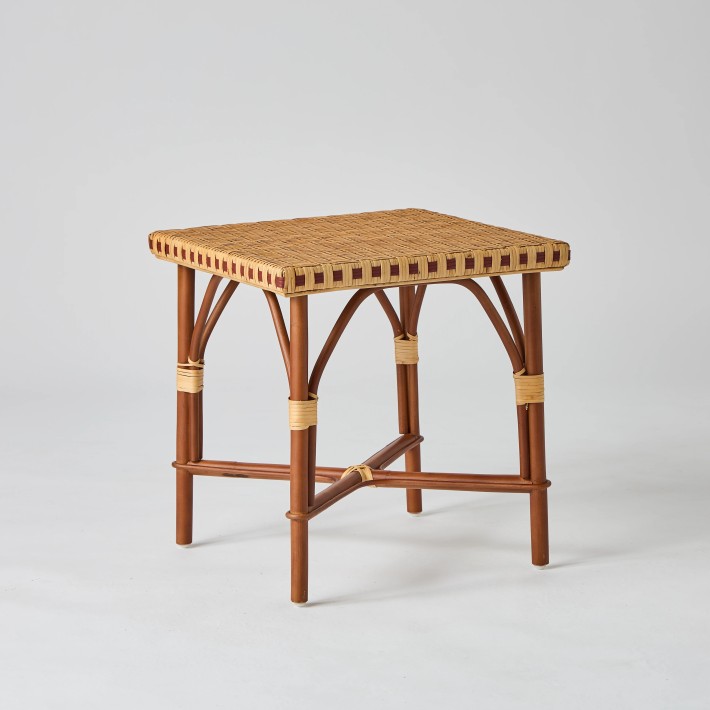 Table basse carrée en rotin Bagatelle