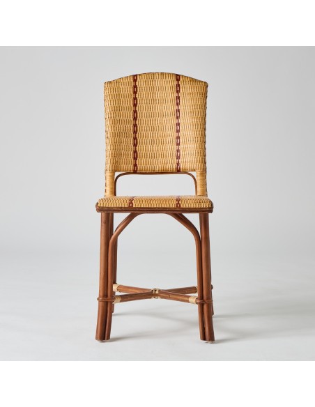 Front view, Bagatelle rattan chair
