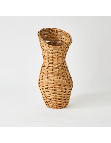 Rattan umbrella stand vintage archive d'atelier KOK MAISON