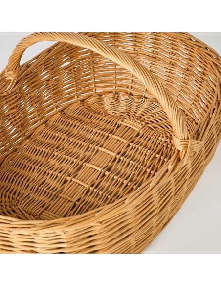 Interior detail maxi wicker basket KOK MAISON archive d'atelier pièce unique vintage