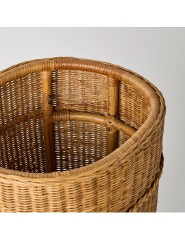 Rattan laundry basket unique piece from the KOK MAISON workshop archive 2