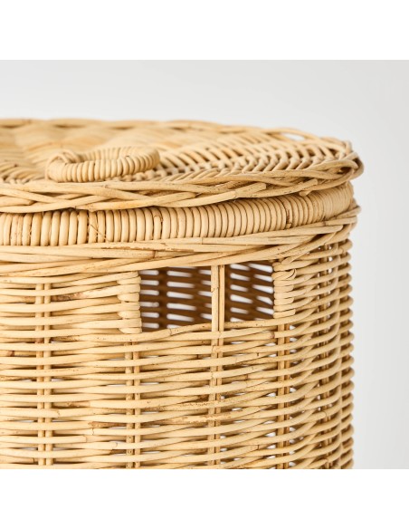 Détail poignée panier à linge KOK MAISON