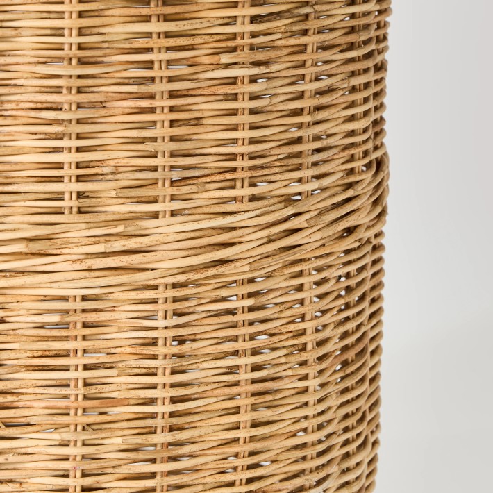 Détail tressage du rotin pièce unique vintage KOK MAISON