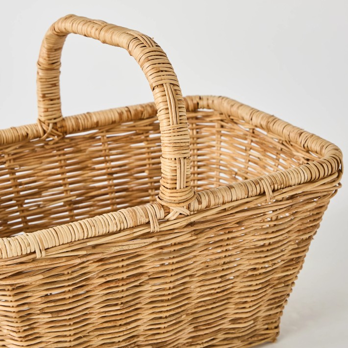 zoom profile picnic basket unique rattan piece KOK MAISON