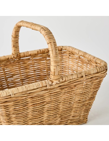 zoom profile picnic basket unique rattan piece KOK MAISON