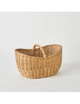 Panier pour pique nique en rotin pièce unique vintage KOK MAISON