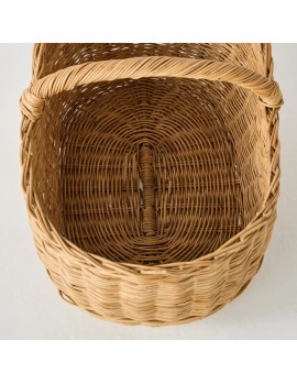 Panier pour pique nique en rotin pièce unique vintage KOK MAISON 2