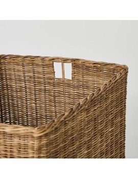 Vintage rattan storage basket from the Kok Maison workshop archive 2