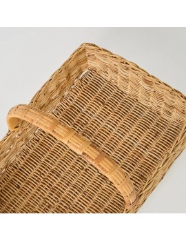 Basket with rattan handle, unique vintage piece, Kok Maison 2