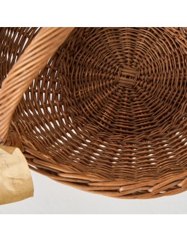 Large wicker basket, unique vintage piece from Kok Maison 2