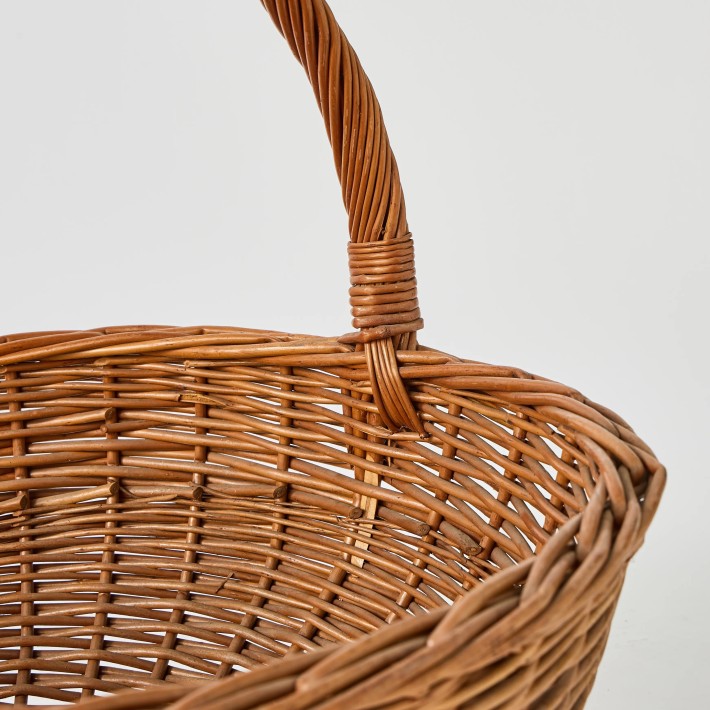 Détail ligature de la anse en osier savoir-faire kok maison