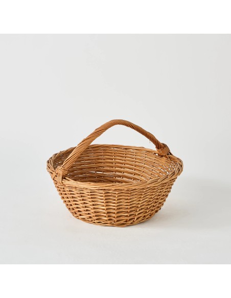 Large wicker basket, unique piece from the archives of the KOK maison workshop
