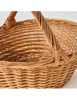 Large wicker basket, unique piece from the archives of the KOK maison workshop 2