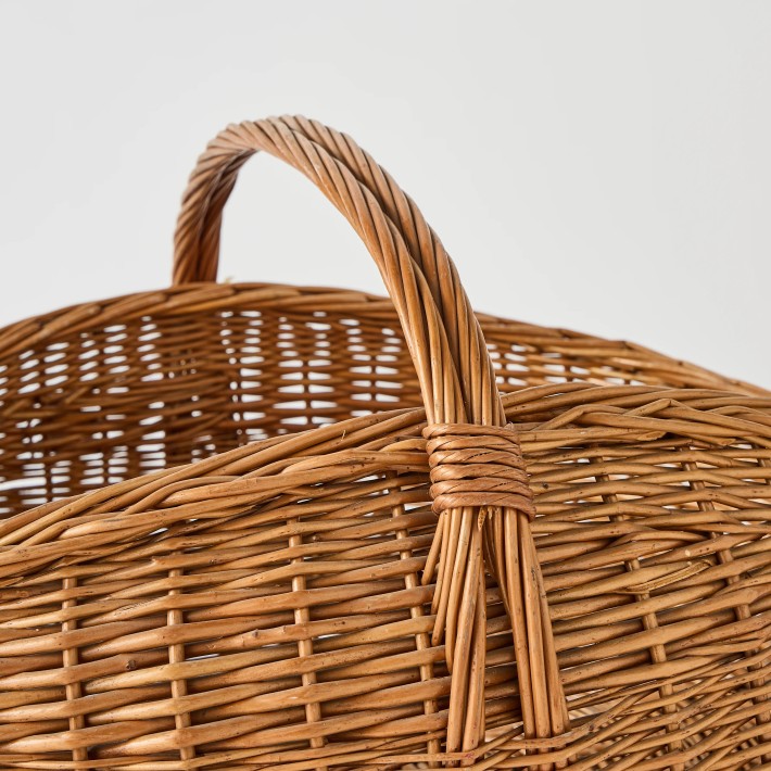 Large wicker basket PU102