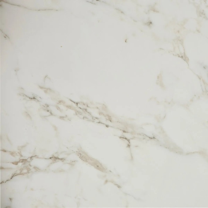 Zoom effet marbre blanc plateau stratifié KOK maison