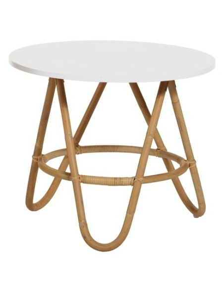 Diabolo rattan coffee table small model