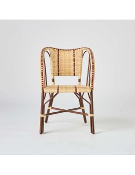 Woven resin table chair for garden, Belle Epoque collection 2