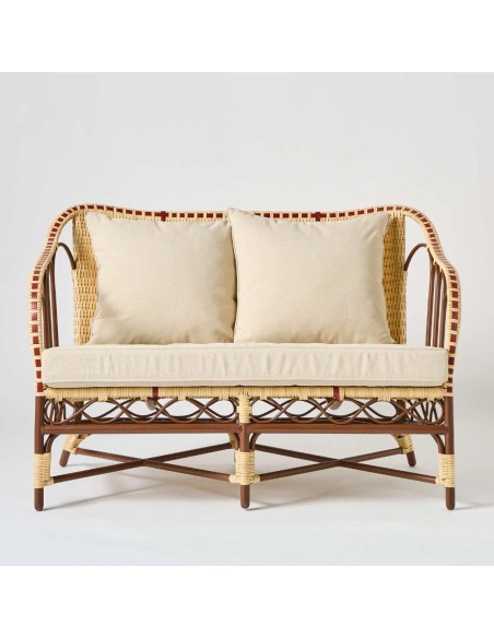 Collection BELLE EPOQUE, canapé d'extérieur 2 places en résine tressée par KOK maison