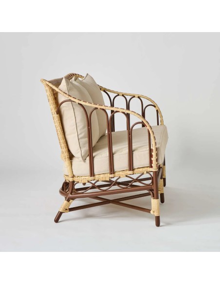 Two-seater sofa with arched frame for the garden, BELLE EPOQUE collection by Kok Maison