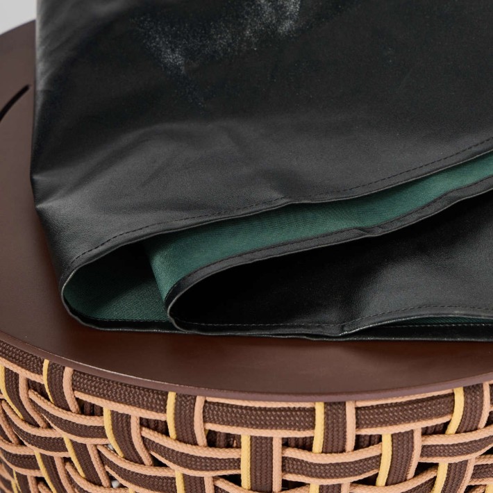 Detail of outdoor protective cover for TALI collection