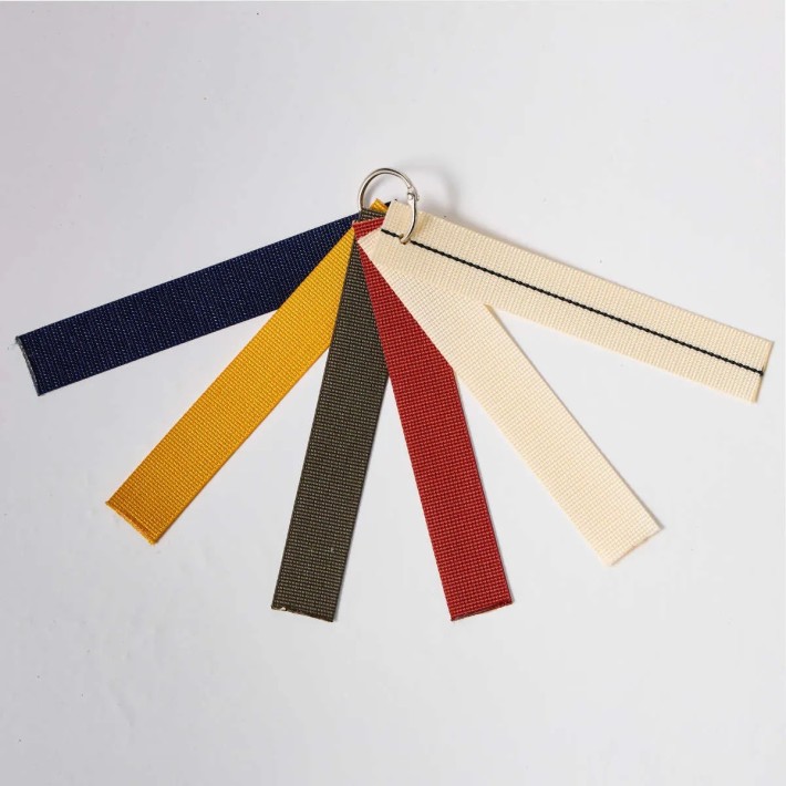 Choice of strap colours for VIRAGE stools from the ORCHID EDITION collection at KOK MAISON