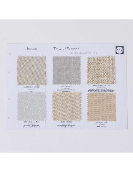 Basic fabrics for armchairs, sofas and chairs KOK MAISON