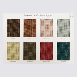 LOOM sample in bold colours
