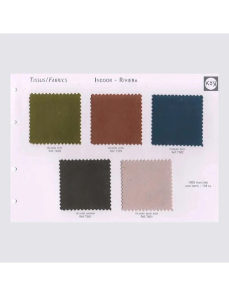 RIVIERA fabric samples