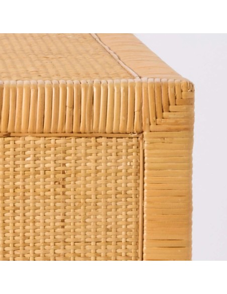 Zoom tressage commode 3 tiroirs collection SAIGON