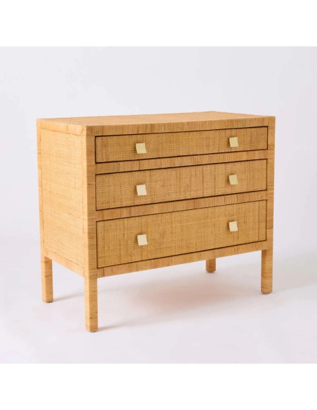 Commode rotin 3 tiroirs collection SAIGON par KOK maison