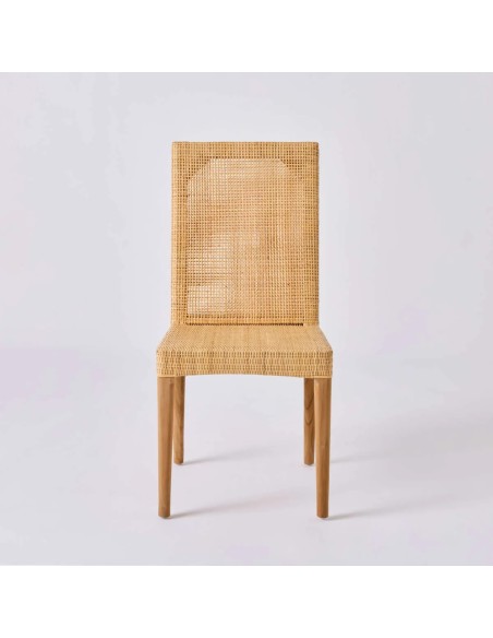 Front view of rattan chair from the Saigon collection