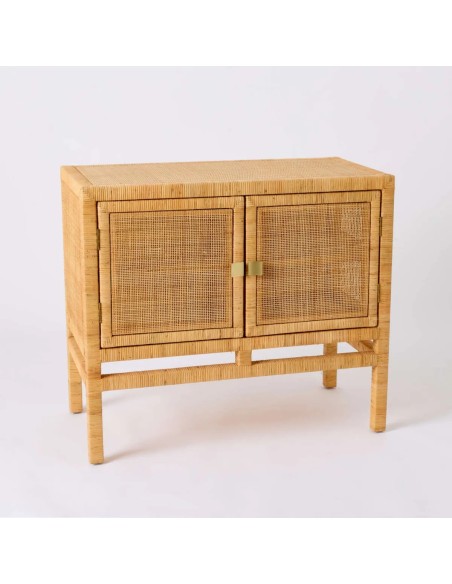 2-door rattan sideboard from the SAIGON collection at KOK maison