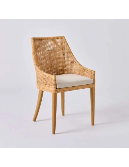 Cushion for table chair and bar stool Saigon beige fabric T596