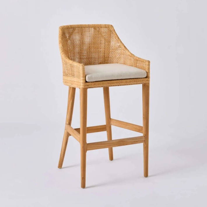 Coussin pour fauteuil de table et tabouret de bar Saïgon tissu beige T596