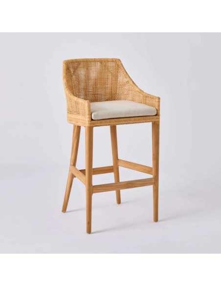 Cushion for table chair and bar stool Saigon beige fabric T596