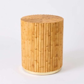 Pied de table rond en rotin collection Riviera par KOK MAISON