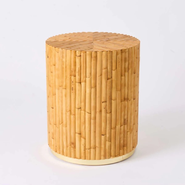 Pied de table rond en rotin collection Riviera par KOK MAISON