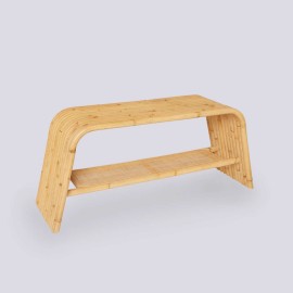 Rattan bench from the Riviera collection by KOK maison