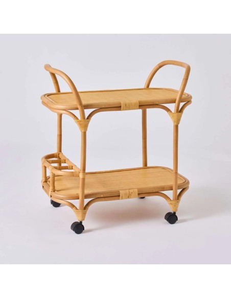 Desserte roulante en rotin collection RIVIERA par Kok maison