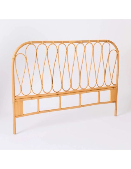 Tête de lit en rotin style vintage Volute par Kok Maison