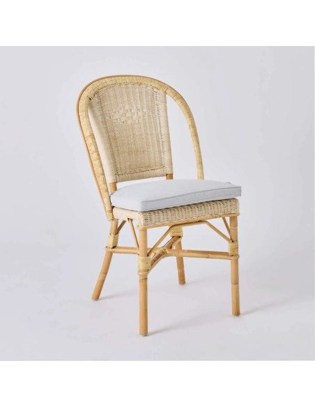Albertine rattan chair cushion option