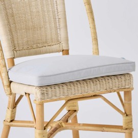 Coussin en option chaise en rotin Albertine 2